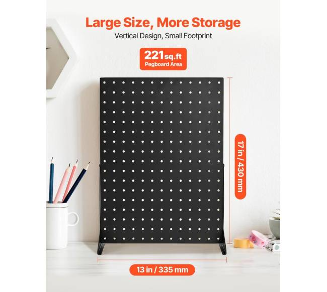 stovo pegboard ekranas, juodas (4 vnt.)1