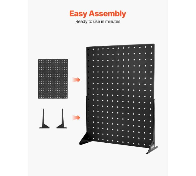 stovo pegboard ekranas, juodas (4 vnt.)4
