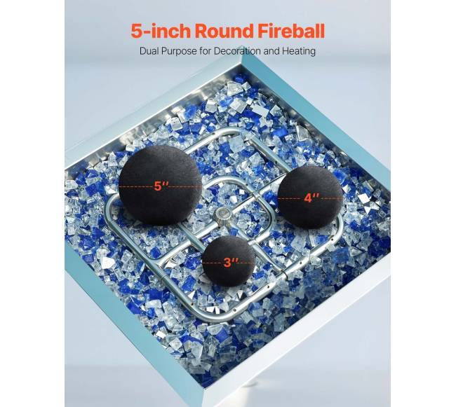 12,5 cm keramikiniai ugnies kamuoliai, 6 vnt.1