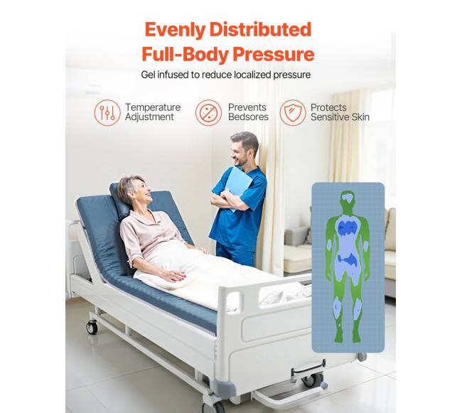 Ligonių lovos čiužinys atsparus vandeniui2