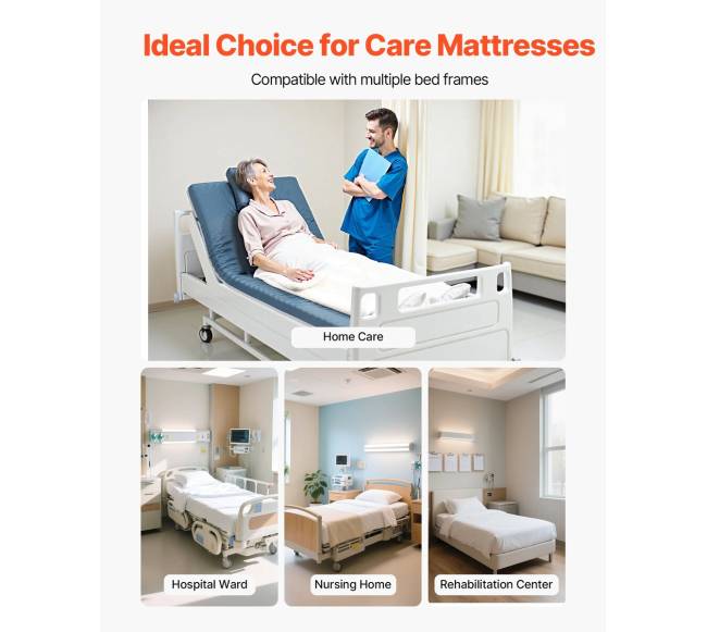 Ligonių lovos čiužinys atsparus vandeniui5