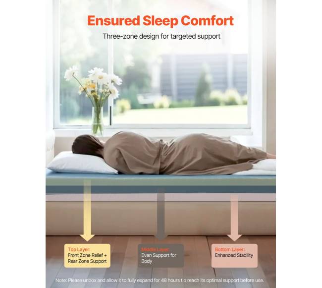 Ligoninės medicininė lovos čiužinys 6 colių1