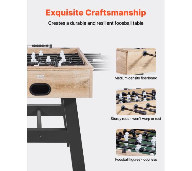 140 cm stalo futbolo žaidimų stalas namams1