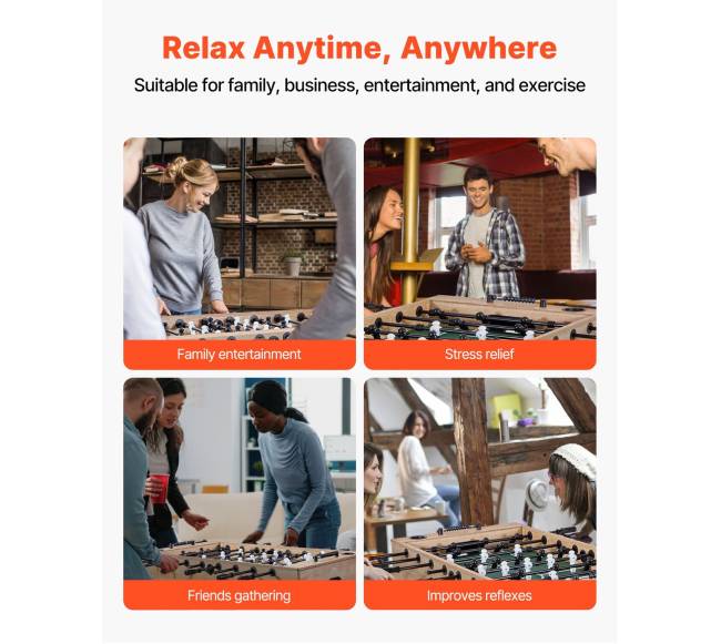 140 cm stalo futbolo žaidimų stalas namams4