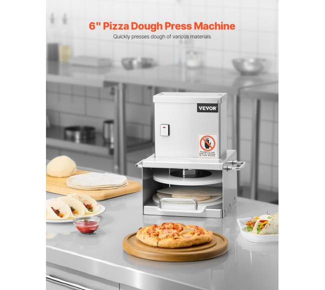 Elektrinė 15 cm picos tešlos presas1