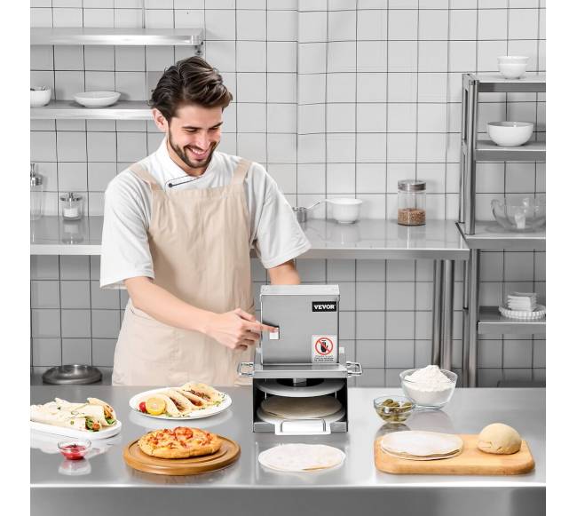 Elektrinė 15 cm picos tešlos presas7