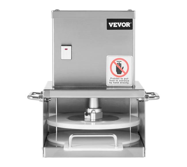 Elektrinė 15 cm picos tešlos presas10