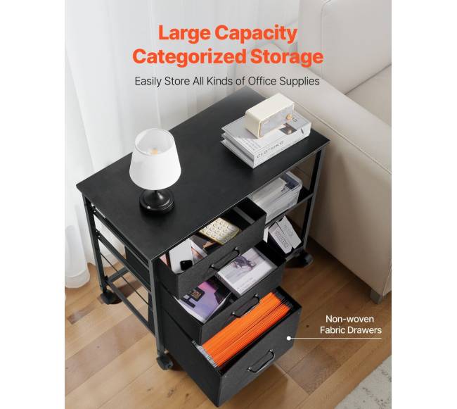 mobilus metalinis failų kabinetas su 3 audinio stalčiais juodas3