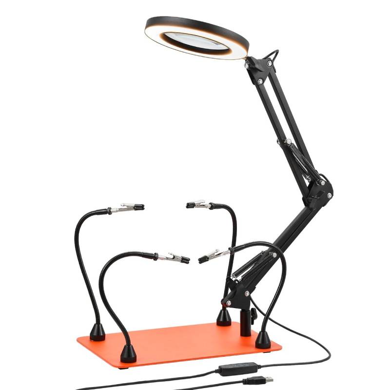 Magnetinė litavimo stotis su LED lempa0