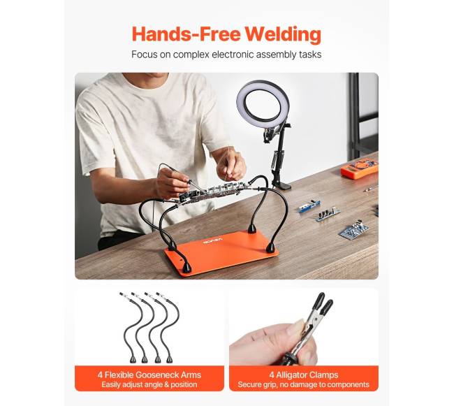 Magnetinė litavimo stotis su LED lempa3