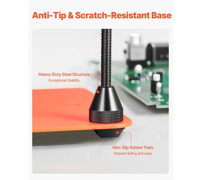 Magnetinė litavimo stotis su LED lempa4