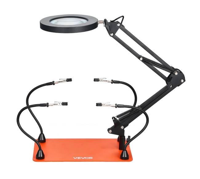 Magnetinė litavimo stotis su LED lempa8