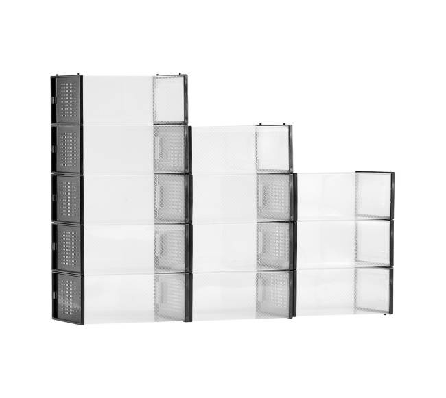 Batų dėžės 12 vnt susidedamos juoda8