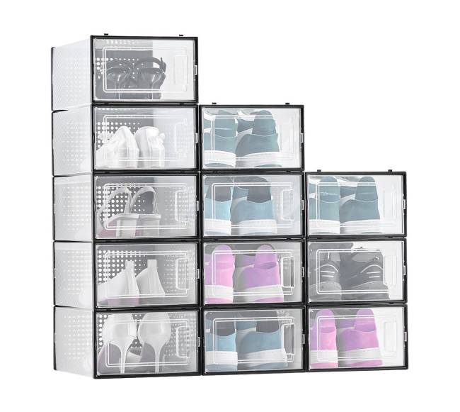 Batų dėžės 12 vnt susidedamos juoda9