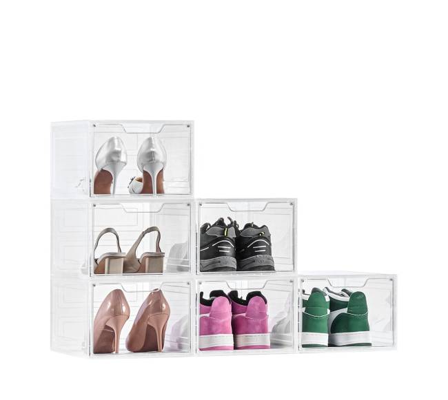 Permatomos batų dėžės 6vnt9