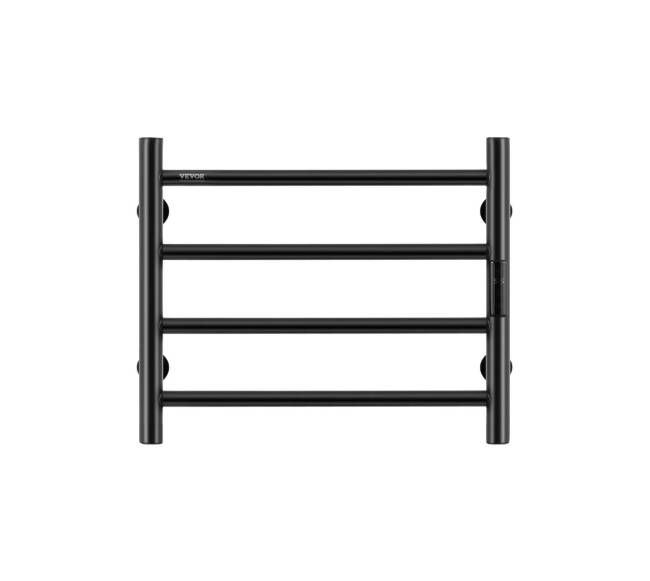 Sieninis juodas rankšluosčių džiovintuvas 4 strypų10