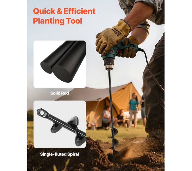 Sraigtinis grąžtas žemės skylių gręžimui1