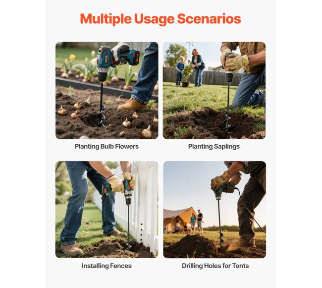 Sraigtinis grąžtas žemės skylių gręžimui5