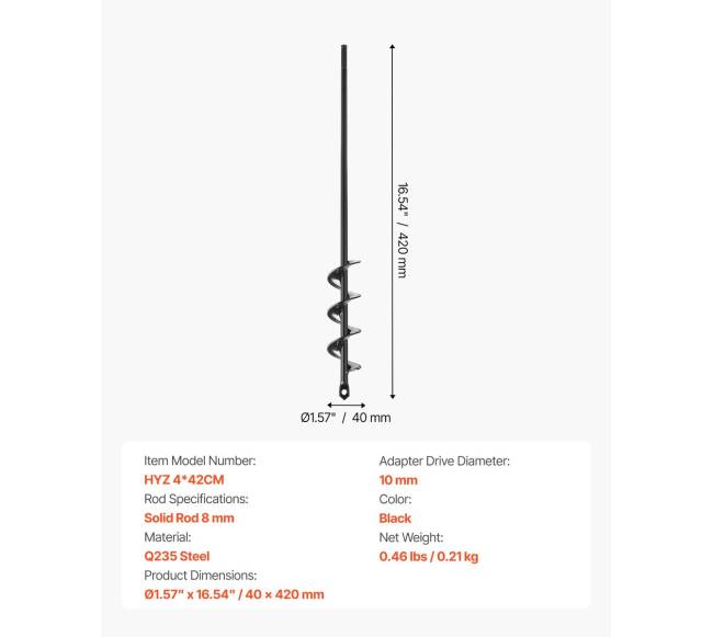 Sraigtinis grąžtas žemės skylių gręžimui6