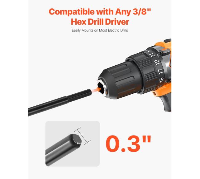 2 vnt. grąžtai 30 cm ir 22 cm3