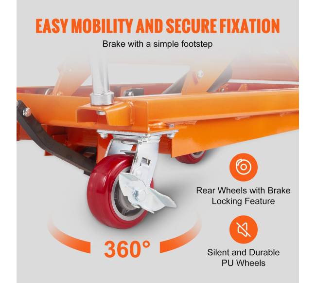 Hidraulinis keltuvas vežimėlis, 350 kg talpa3