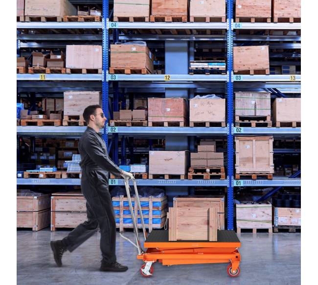 Hidraulinis keltuvas vežimėlis, 350 kg talpa7