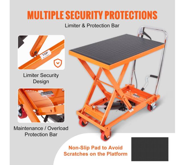 Hidraulinis pakėlimo stalas su ratukais4