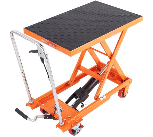 Hidraulinis pakėlimo stalas su ratukais10