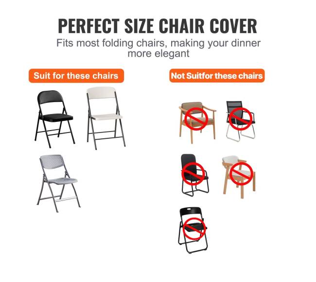 Juodos kėdžių užvalkalai, 100 vnt.2