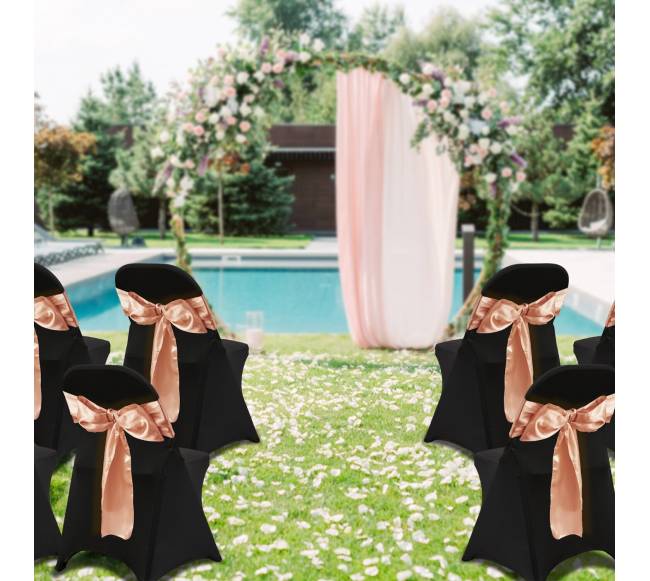 Juodos kėdžių užvalkalai, 100 vnt.7