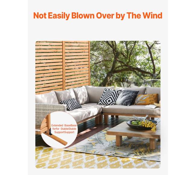 Medinė privatumo siena2