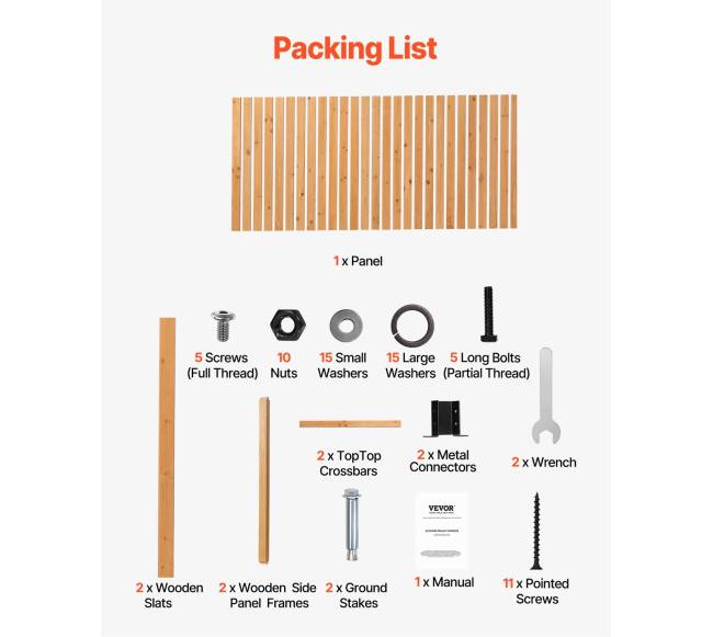 Medinė privatumo siena5