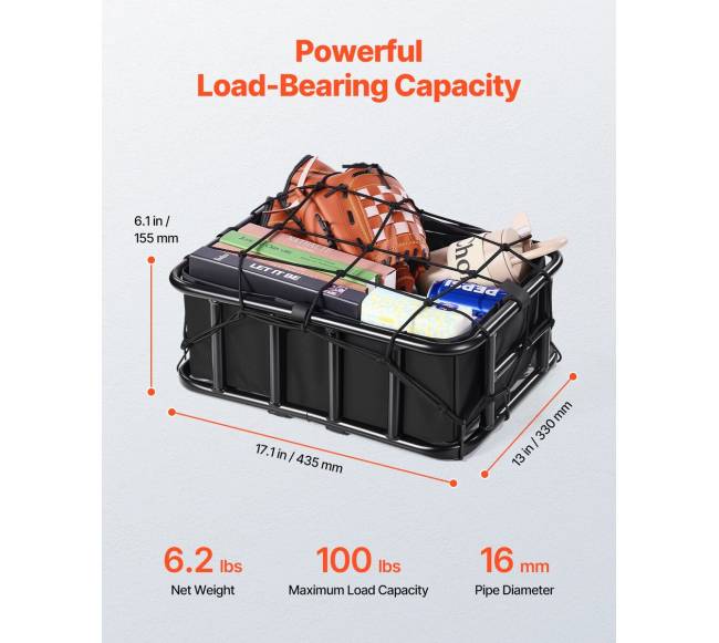 Galinė dviračio krepšio lietaus danga1