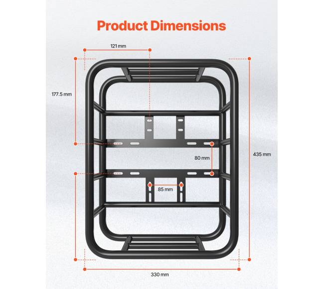 Galinė dviračio krepšio lietaus danga5