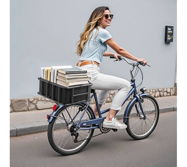 Galinė dviračio krepšio lietaus danga7