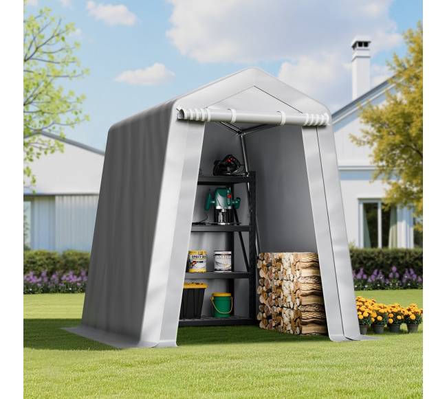 Lauko daiktų saugojimo palapinė 6x6 ft7