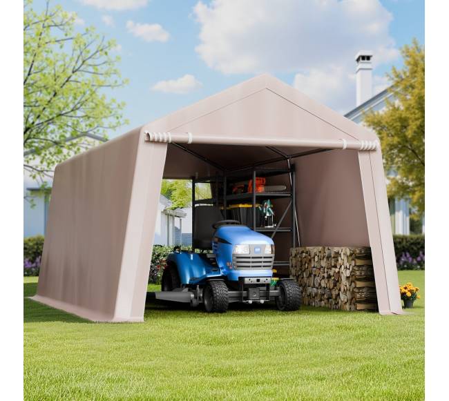 Lauko sandėliavimo palapinė 305x458 cm su dviem durimis7
