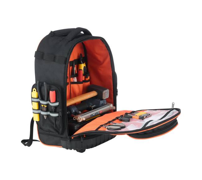 Ratelinis įrankių kuprinis krepšys su 45 kišenėmis10