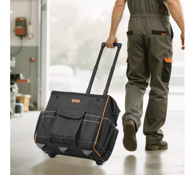 Riedantis įrankių krepšys 25 kišenės7