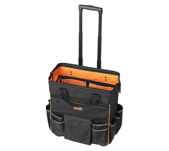 Riedantis įrankių krepšys 25 kišenės10