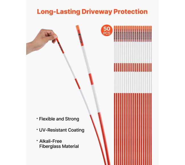 Atspindintys įvažiavimo statis 50 vnt1