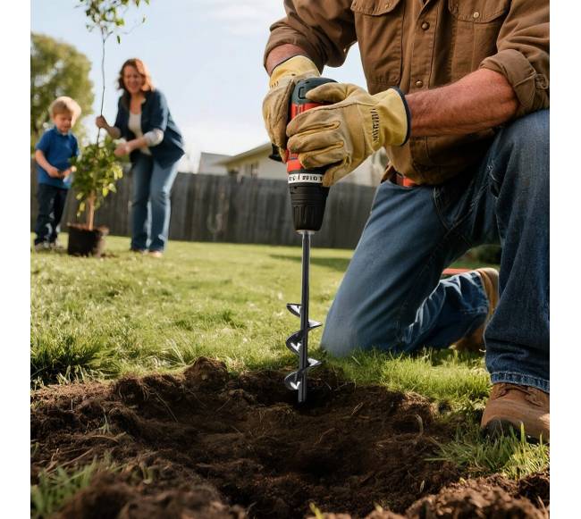Sraigtinis grąžtas žemės duobių gręžimui7
