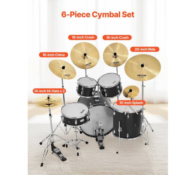 6 dalių lėkštės rinkinys būgnui1