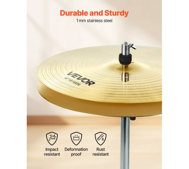 Būgnų lėkščių komplektas 4 vnt. 14-20 cm4