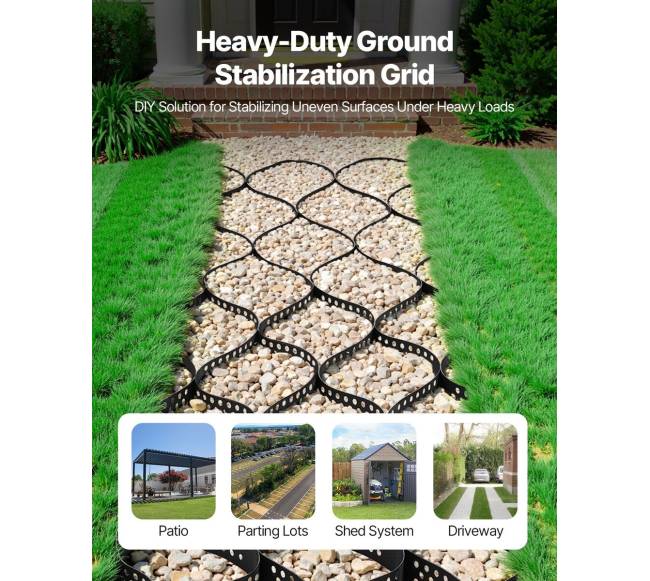 Grunto tinklelis žvyro sulaikymui 100 mm gylio1