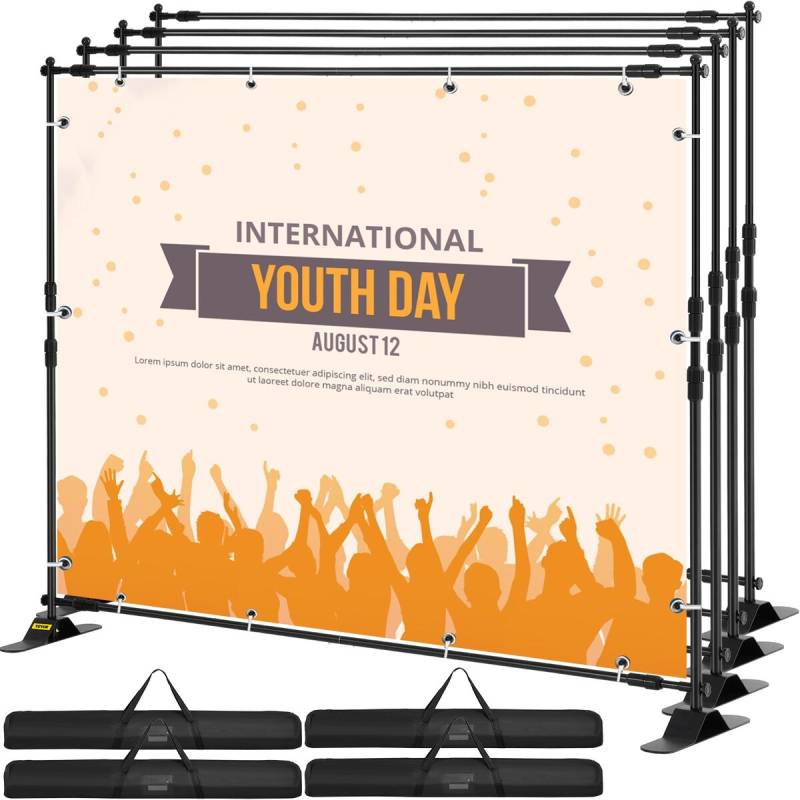 4 dalių reklaminis stovas 1.4 - 2.4 m0