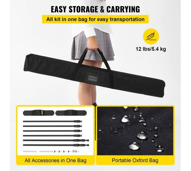 4 dalių reklaminis stovas 1.4 - 2.4 m5