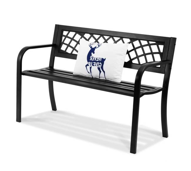 Lauko suoliukas metalinis su atlošu9