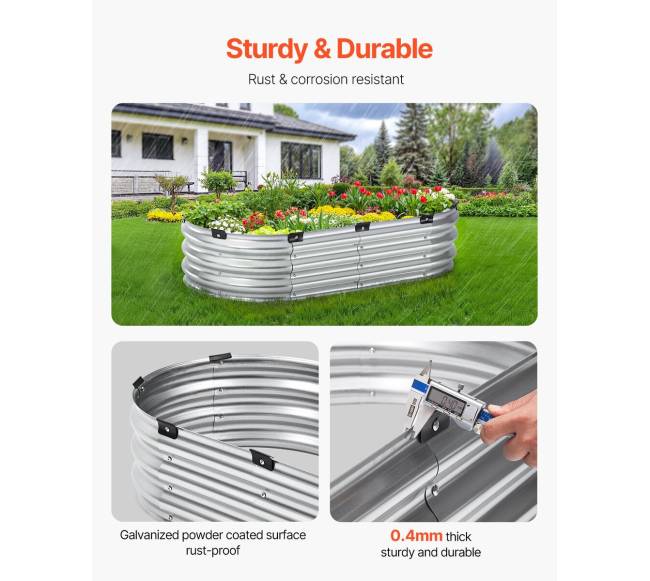 Metalinė pakelta lysvė 120x60x30 cm2