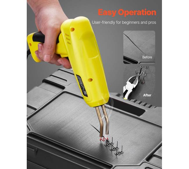 Plastiko suvirinimo įrenginys 220W su 800 sąsagų ir 56 strypais4